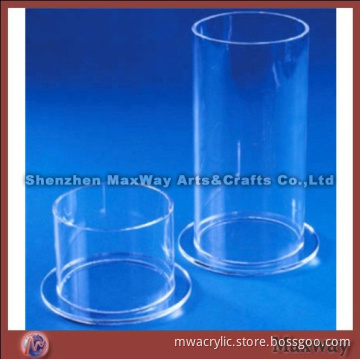 Crystal elegant square acrylic cupcake display stand